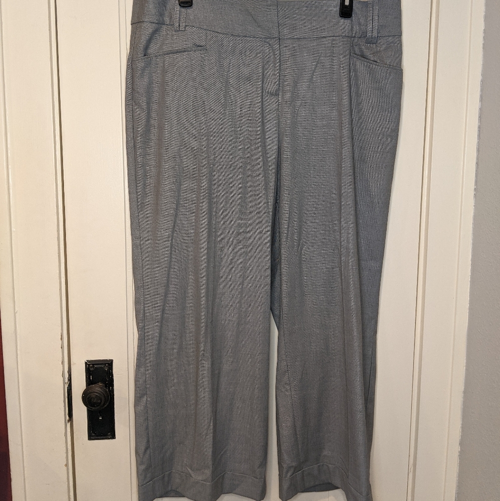 Women's grey wide leg Allie trousers